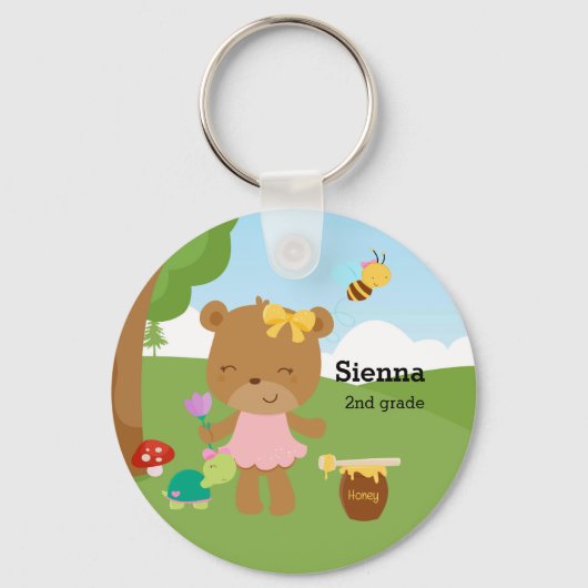 Cute honey beer sleutelhanger (Voorkant)