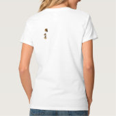 Cute Honey Bees, Bee Hive, Custom T-shirt (Achterkant)