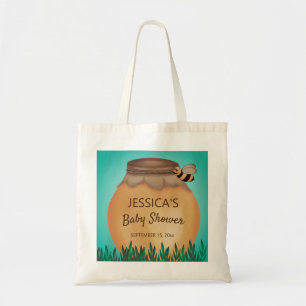 Cute Honey Pot en Hommelnest Baby Borrel Tote Bag