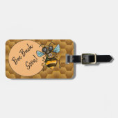 Cute Honeybee Bagagelabel (Voorkant horizontaal)