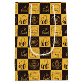 Cute Honeybee  Medium Cadeauzakje (Achterkant)