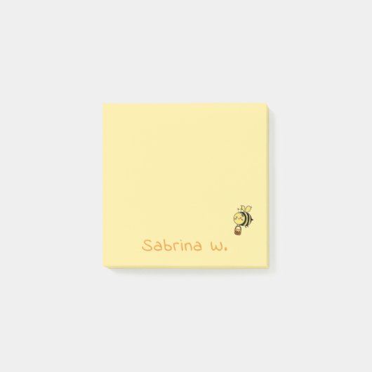 Cute Honeybee Post-It Notes (Voorkant)
