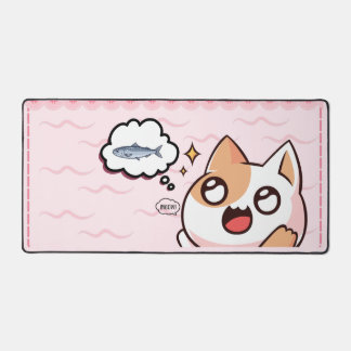 Cute Hongerige Kat Bureaumat