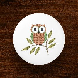 Cute Hoot Owl Ceramic Knob Keramische Knop