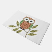Cute Hoot Owl Dep Deurmat (Schuin)