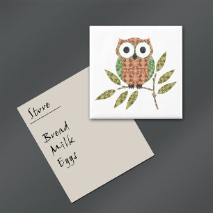 Cute Hoot Owl Kitchen Magnet Magneet