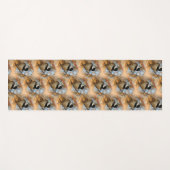 Cute Hopeful Black Capped Chickadee Songbird Yogamat (Voorkant (horizontaal))