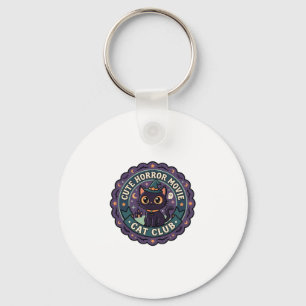 Cute Horror Film Kat Cute Kat T-Shirt Design - Cu Sleutelhanger