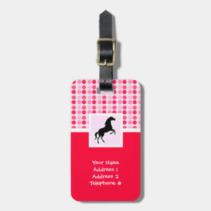 Cute Horse Bagagelabel
