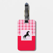 Cute Horse Bagagelabel (Achterkant verticaal)
