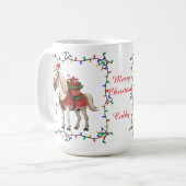 Cute Horse Christmas Mug (Devant gauche)