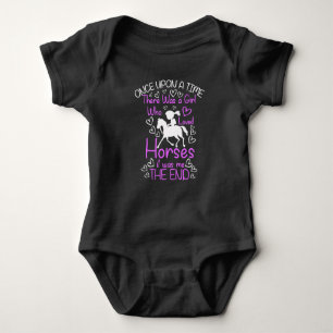 Cute Horse lover Girl Riding Cowgirl Romper