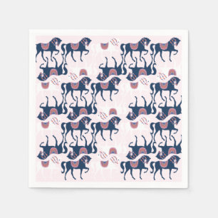 Cute Horse Paper Napkins Servet