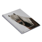 Cute Horse Personalized Notitieboek (Rechterzijde)