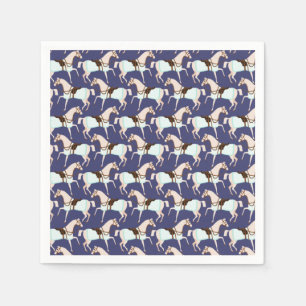 Cute Horses Paper Napkins Servet