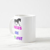 Cute Horses zijn mijn Mokken (Voorkant links)