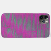 Cute Hot Pink uniek modern Stripe Patroon Case-Mate iPhone Case (Achterkant (horizontaal))