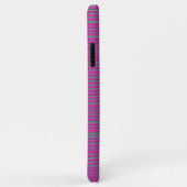Cute Hot Pink uniek modern Stripe Patroon Case-Mate iPhone Case (Achterkant/rechts)