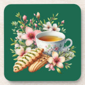 Cute hot tea lover bier onderzetter (Voorkant)