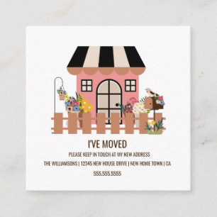 Cute House   Nieuwe mededeling thuisbeweging Informatiekaartje