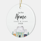 Cute House Ons eerste huis Botanische Ornament (Links)