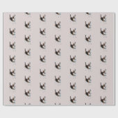 Cute Howling Beagle Dog    Cadeaupapier (Vlak)