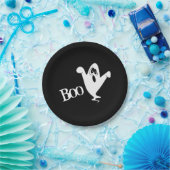 Cute Howling Ghost Halloween Papieren Bordje (Feest)