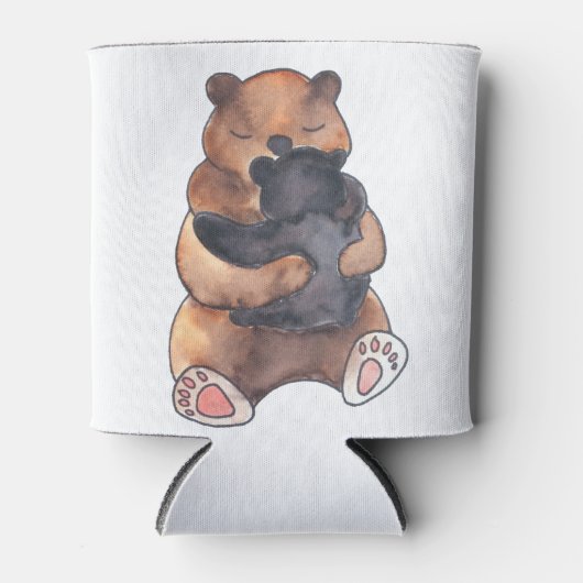 Cute Hugging Bears Blikjeskoeler (Voorkant)