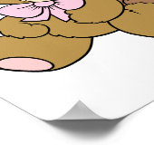 Cute Hugging Friends Beren Poster (Hoek)