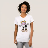 Cute Hugs Koe T-shirt (Voorkant volledig)