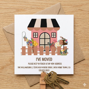 Cute Huis   Aankondiging van verhuizing naar nieuw