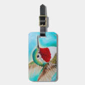 Cute Hummingbird Bagagelabel (Voorkant verticaal)