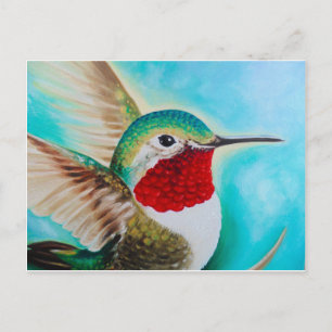 Cute Hummingbird Briefkaart