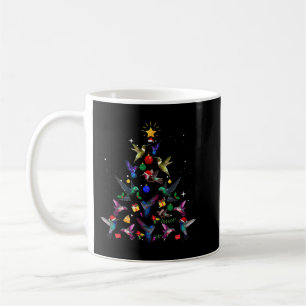 Cute Hummingbird Kersttree Xmas cadeau Koffiemok