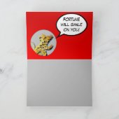 Cute Humoureuze Rat Paper-cut 2020 Wenskaart Feestdagen Kaart (Binnen)