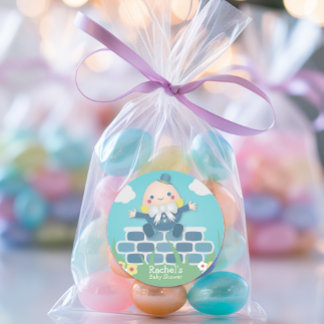 Cute Humpty Baby shower Stickers