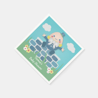Cute Humpty Dumpty Baby shower Paper Napkins Servetten