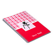 Cute Hurdler Notitieboek (Rechterzijde)