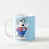 Cute husky mok (Links)