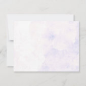 Cute Hydrangeas Wedding Bedankt (Achterkant)