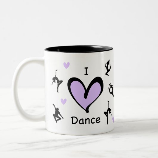 Cute I Lote Dance Mug (Gauche)