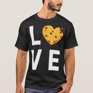 Cute I Love Chocolate Chip Cookies T-shirt