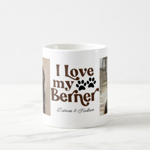 Cute I Love My Berner Bernese Mountain Dog 2 Photo Koffiemok