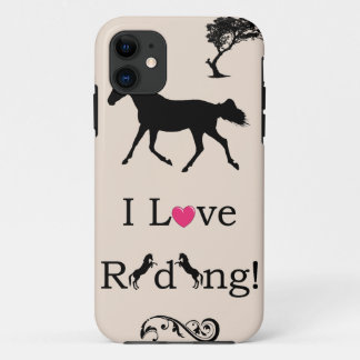 Cute I Love Riding. Equestrian iPhone 5 Hoesje