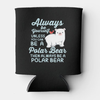 Cute Ice Beer A Polar Beer Lover Blikjeskoeler