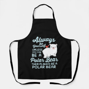 Cute Ice Beer A Polar Beer Lover Schort