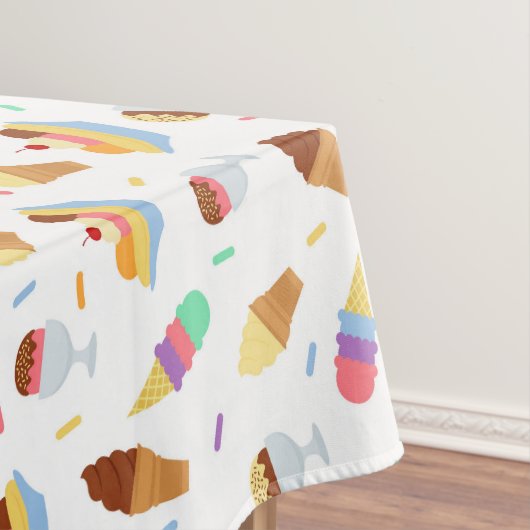 Cute ice crème party tablecloth tafelkleed (Voorbeeld)