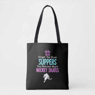 Cute Ice Hockey Girls Gift Women Quote Draagtas