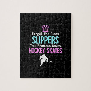Cute Ice Hockey Girls Gift Women Quote Legpuzzel