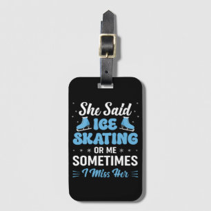 Cute Ice Rink Synchronized is Calling Bagagelabel